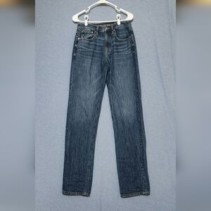 American Eagle Low Rise Baggy Straight Jeans. Size 2L